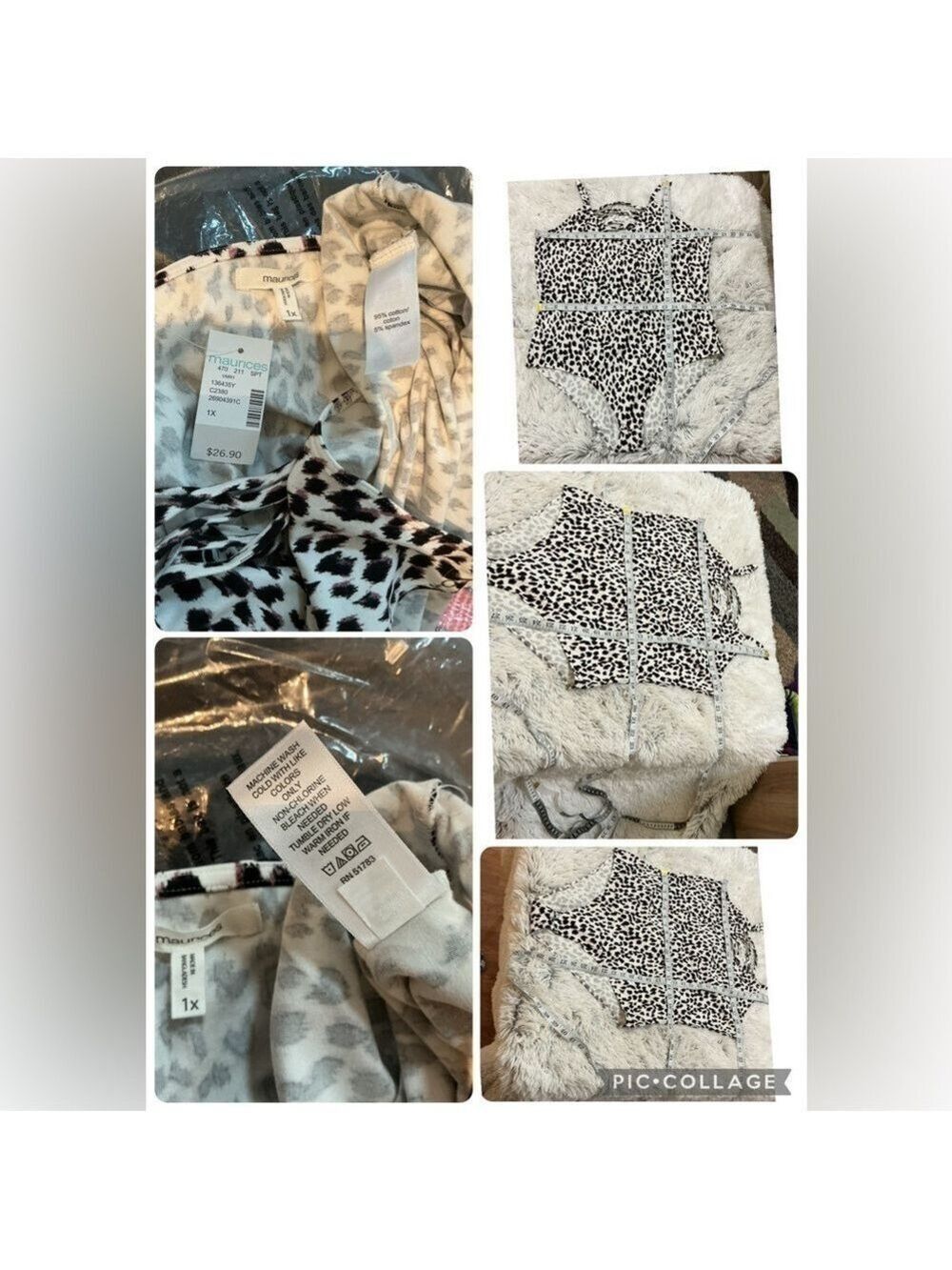Maurice’s leopard print strappy bodysuit Woman’s size 1X - Picture 3 of 9
